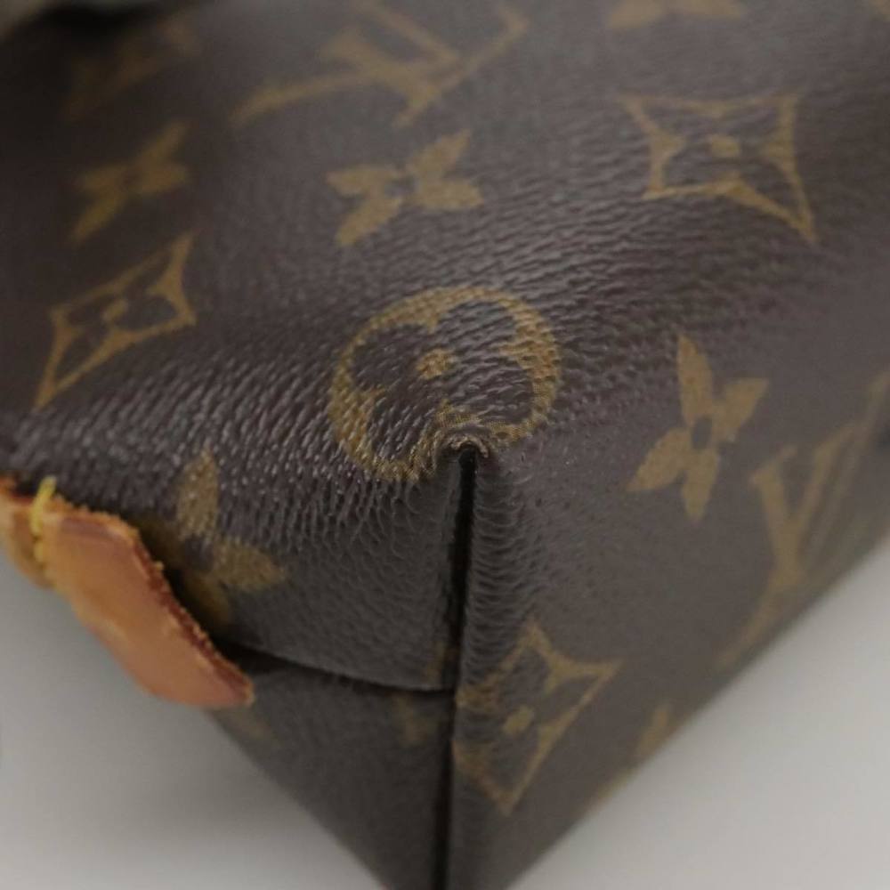 LOUIS VUITTON Monogram Pochette Cosmetic PM Cosmetic Pouch M47515 Auth 106931 - Picture 7 of 16